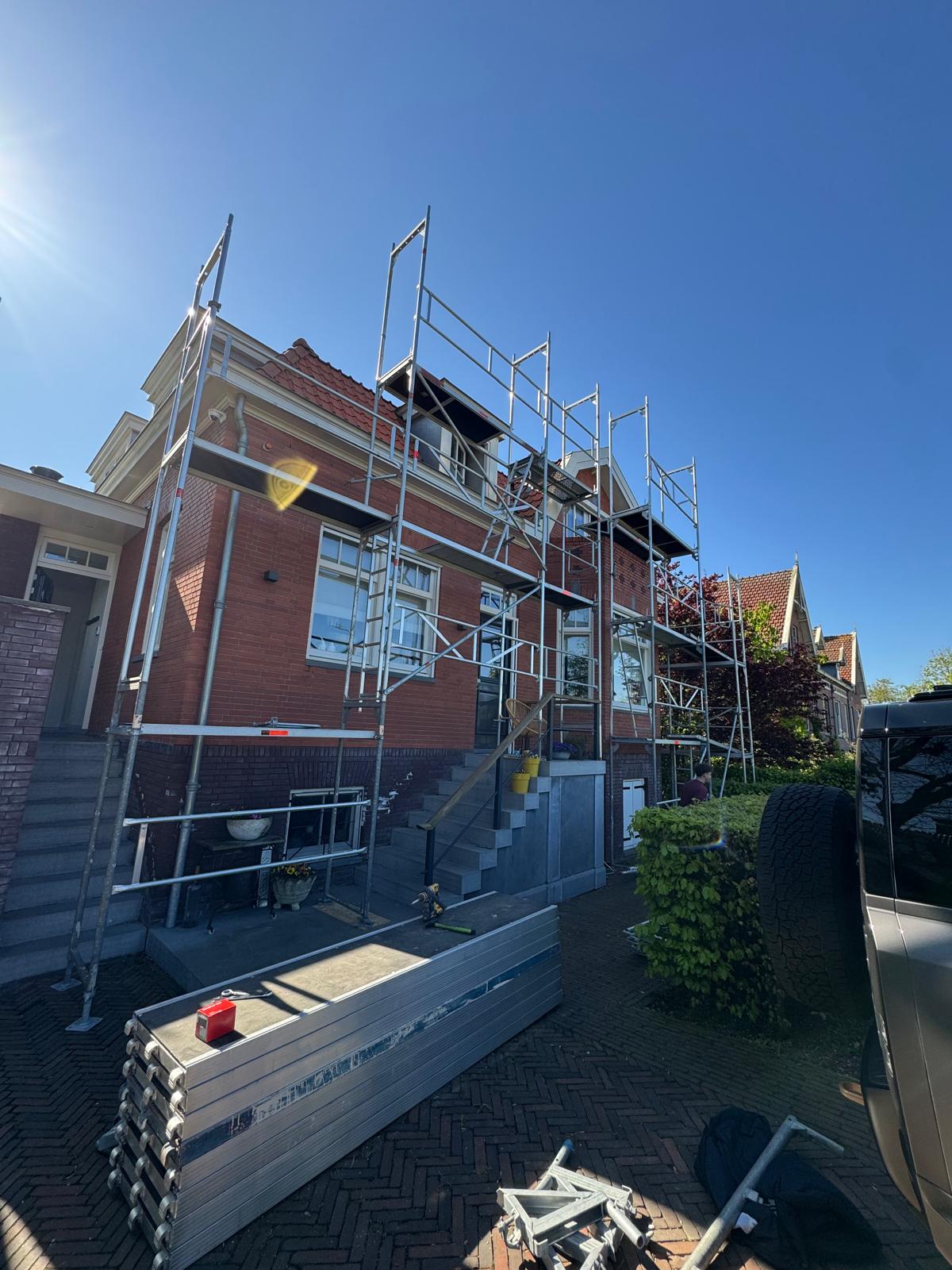Detail steigerconstructie Amstel Amsterdam